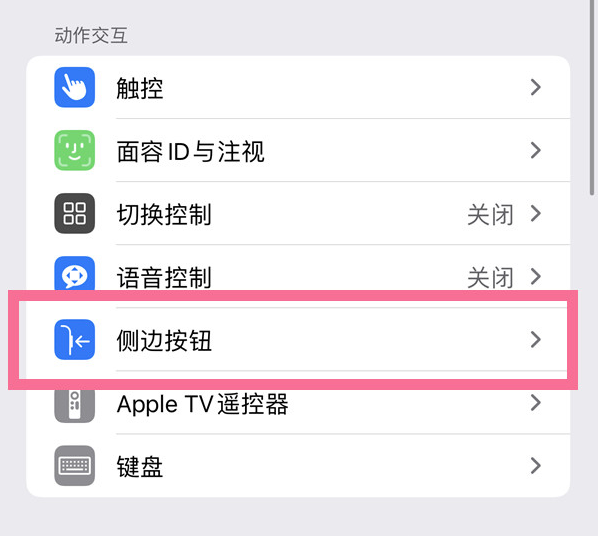 深州苹果14维修店分享iPhone14 Plus侧键双击下载功能关闭方法 