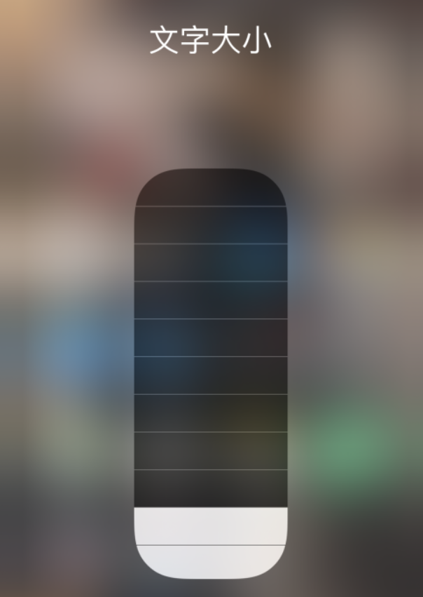 深州苹果手机维修分享小技巧：在 iPhone 控制中心快速调节字体大小 