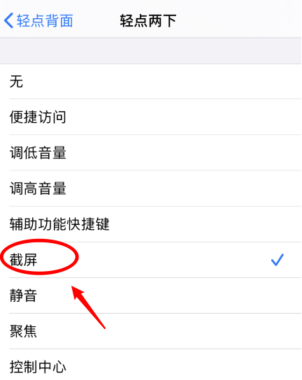深州苹果手机维修分享iPhone12如何启用双击截屏 